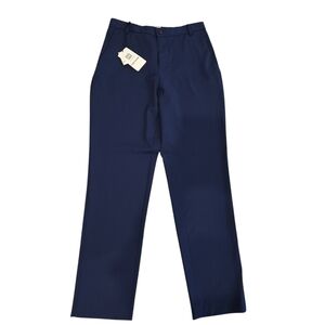 ZADIG & VOLTAIRE POMELO NAVY WOOL DRESS SLACKS. SIZE 40=LARGE.